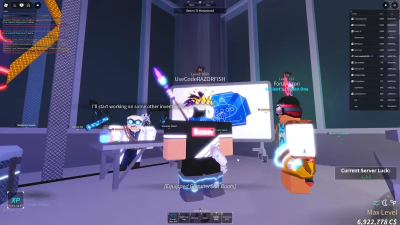 dr crookspine quest fisch glimmersuit boots