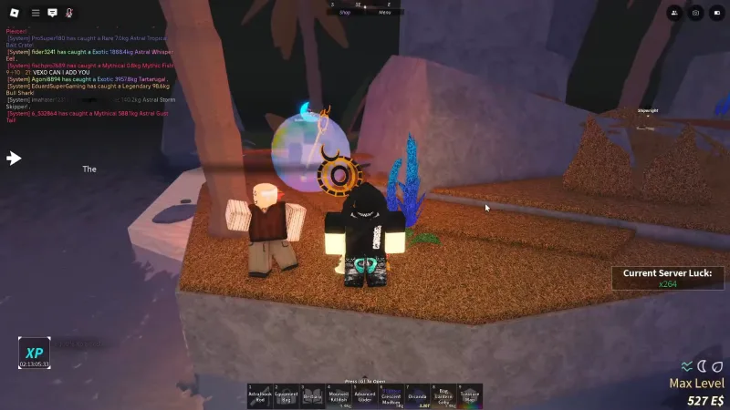 crazy man npc location fisch